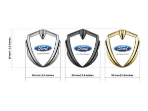 Ford Silicone Emblem Badge Sports Design High-Quality
